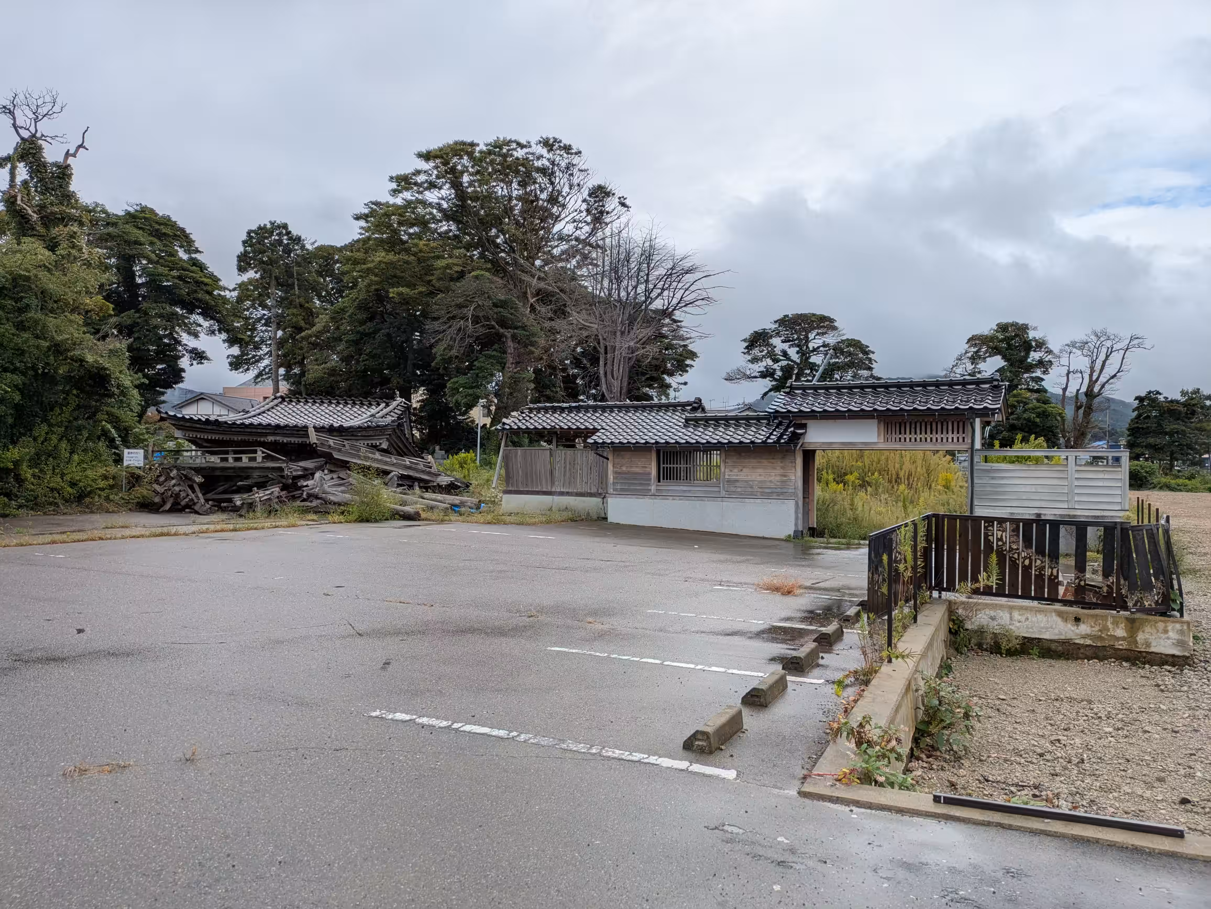 The Hasue Temple was destroyed in the 2024 Noto Earthquake