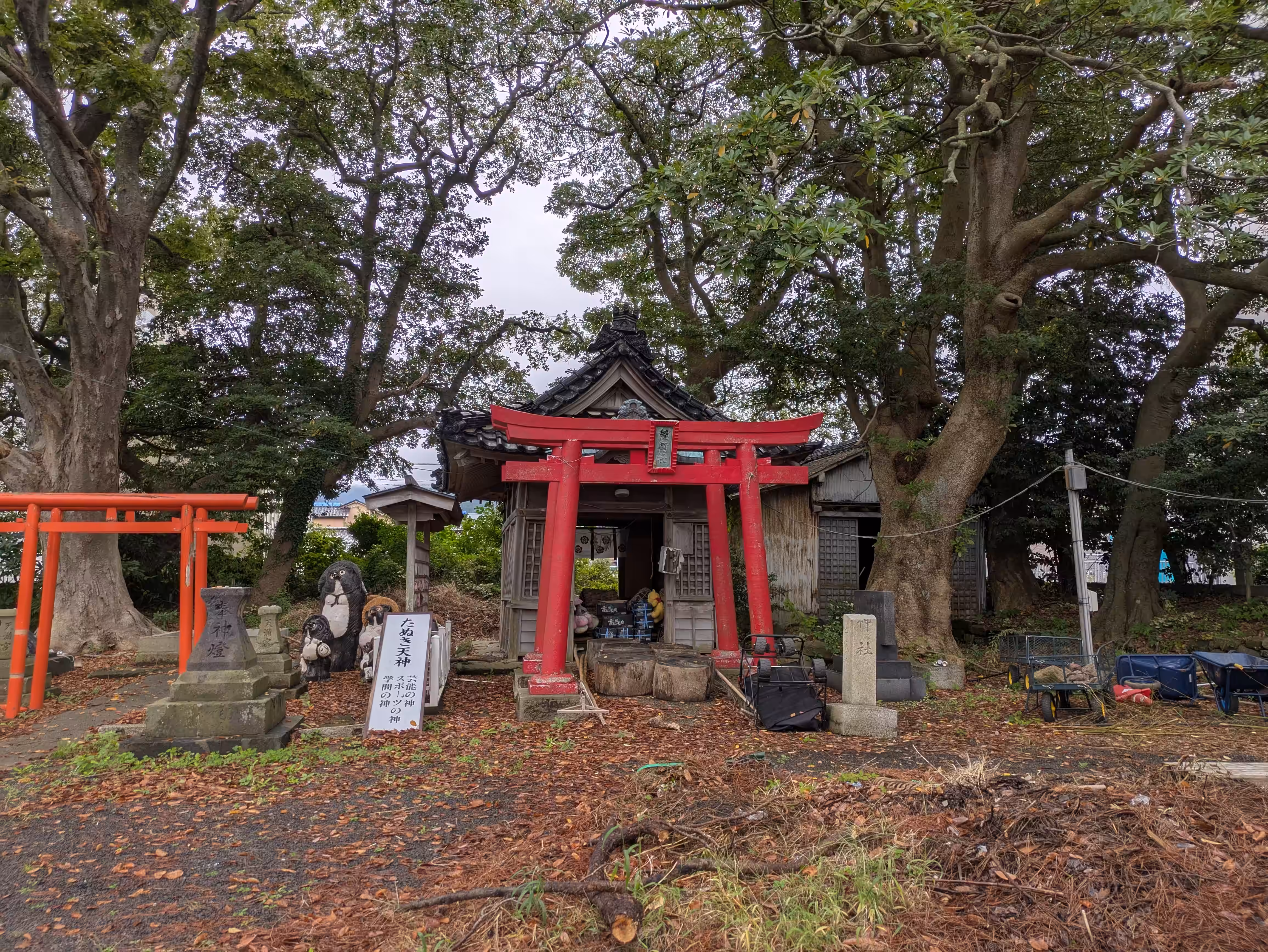 The Juso Shrine under reconstruction after the 2024 Noto Earthquake